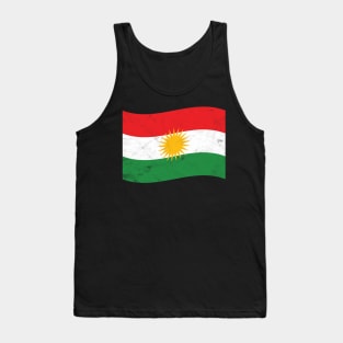 Flag star Free Kurdistan Tank Top